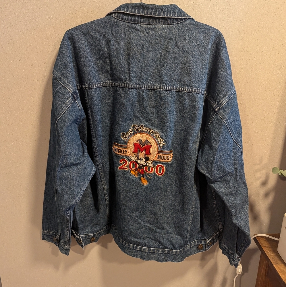 Disney Mickey Mouse Denim Jacket - image 1